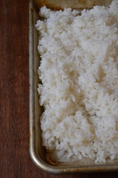 Cooling the rice