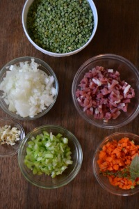 Ingredients for Split Pea Soup